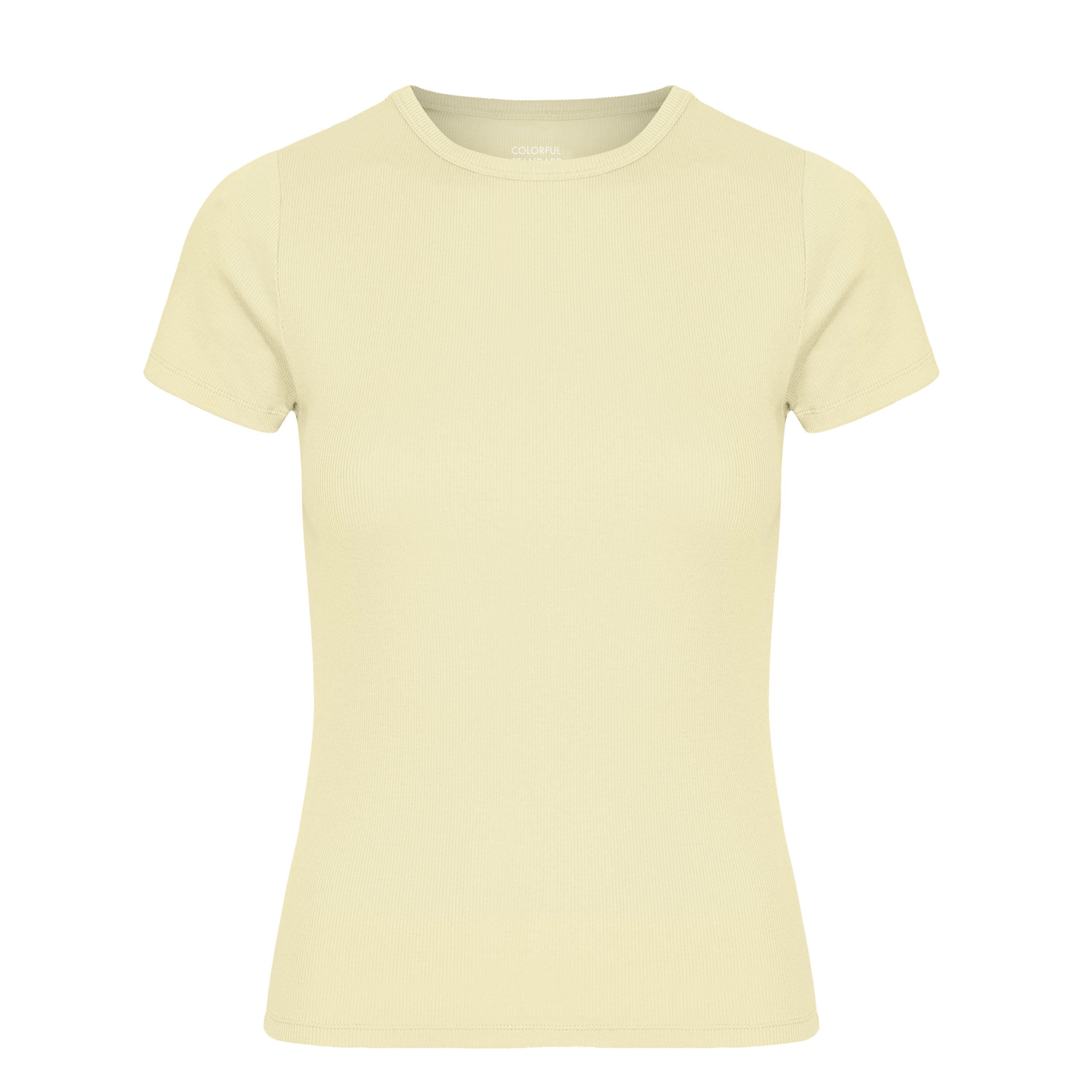 Colorful Standard Organic Rib SS T-Shirt Soft Yellow T-shirt