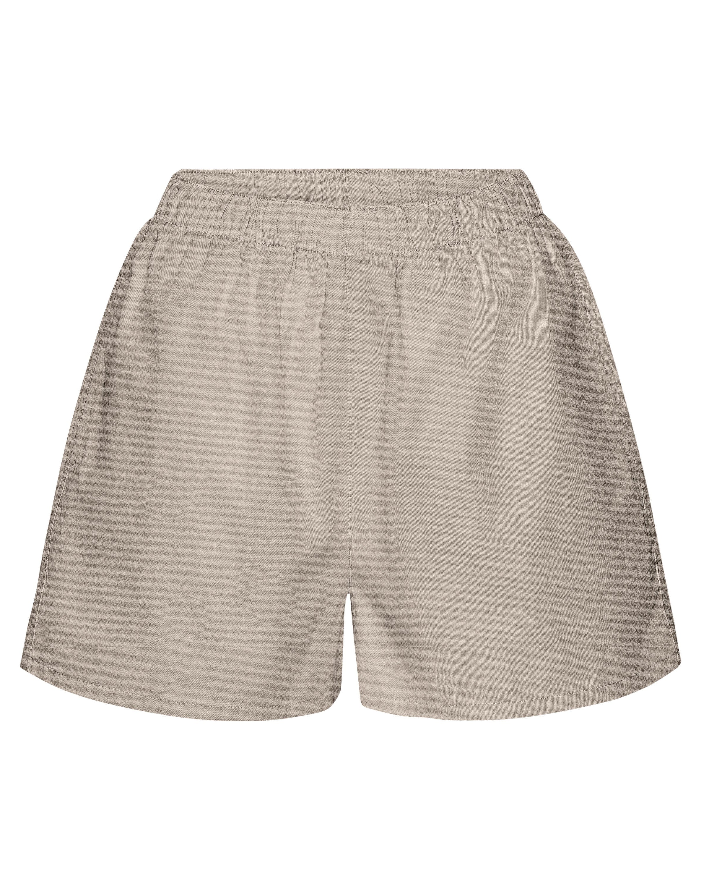 Colorful Standard Korte Broek Katoen Oyster Grey Broeken
