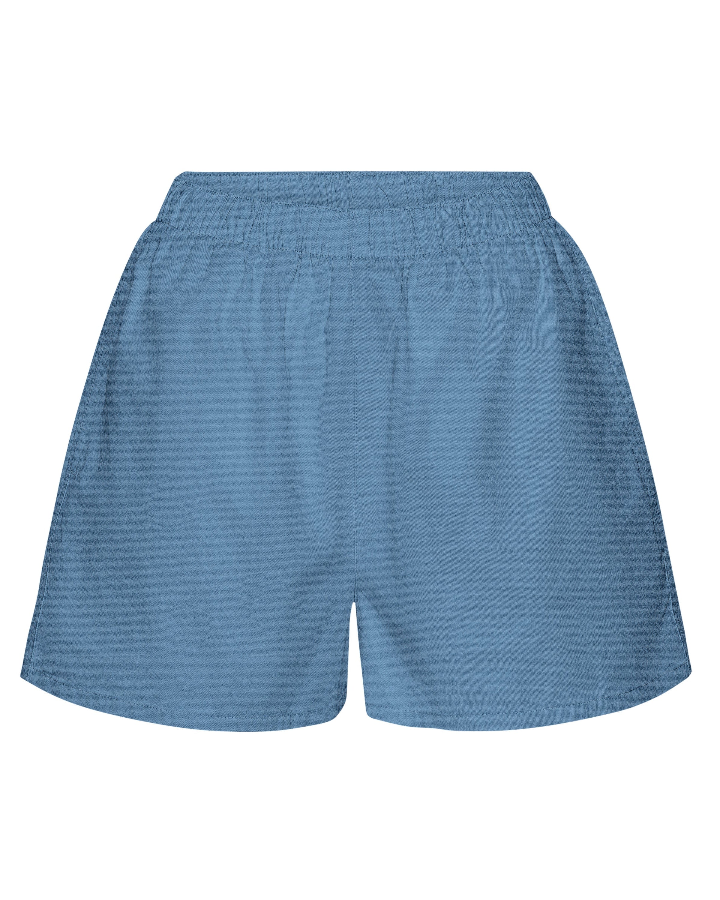 Colorful Standard Korte Broek Katoen Seaside Blue Broeken