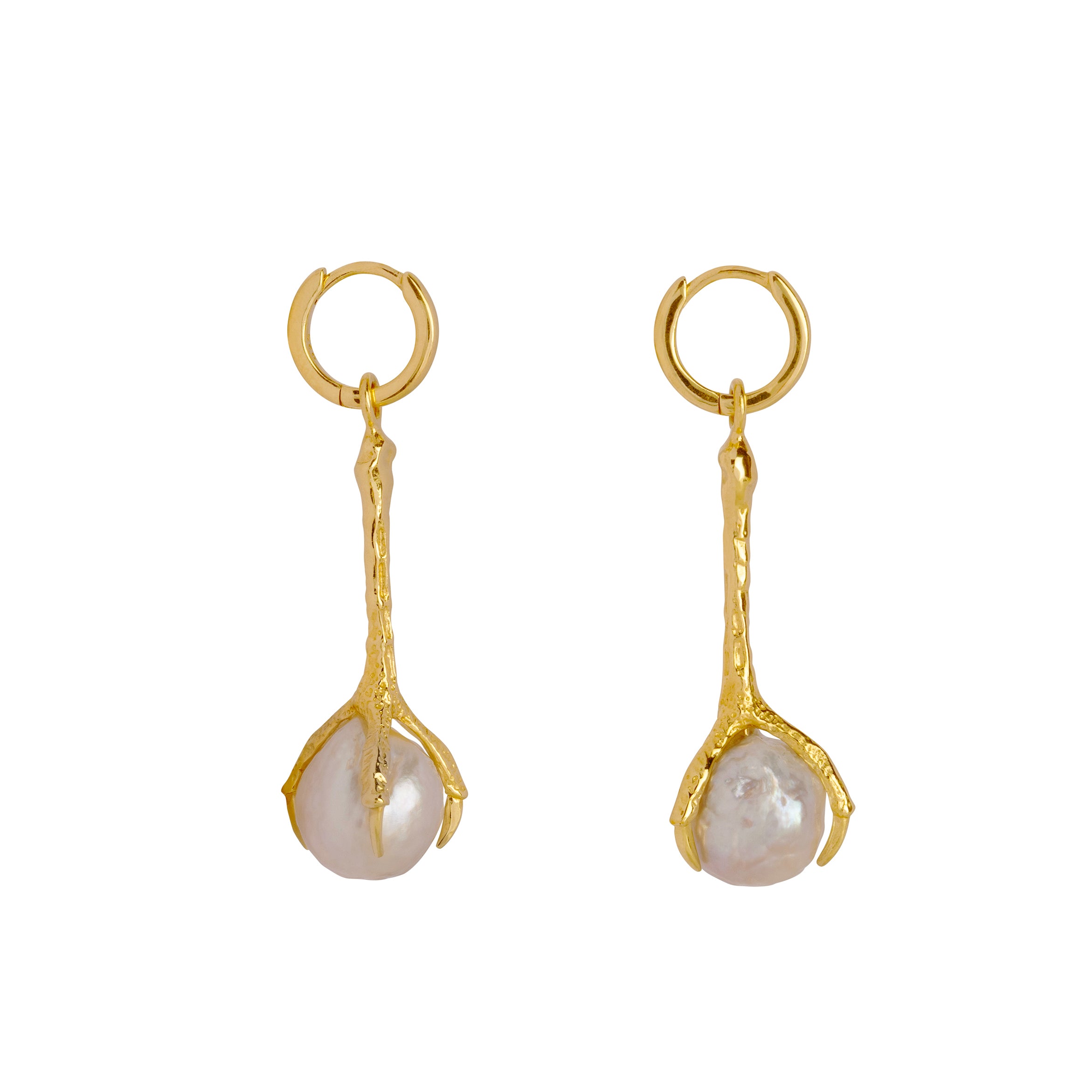 Betty Bogaers Claw Small Hoop Earring (1 stuk)