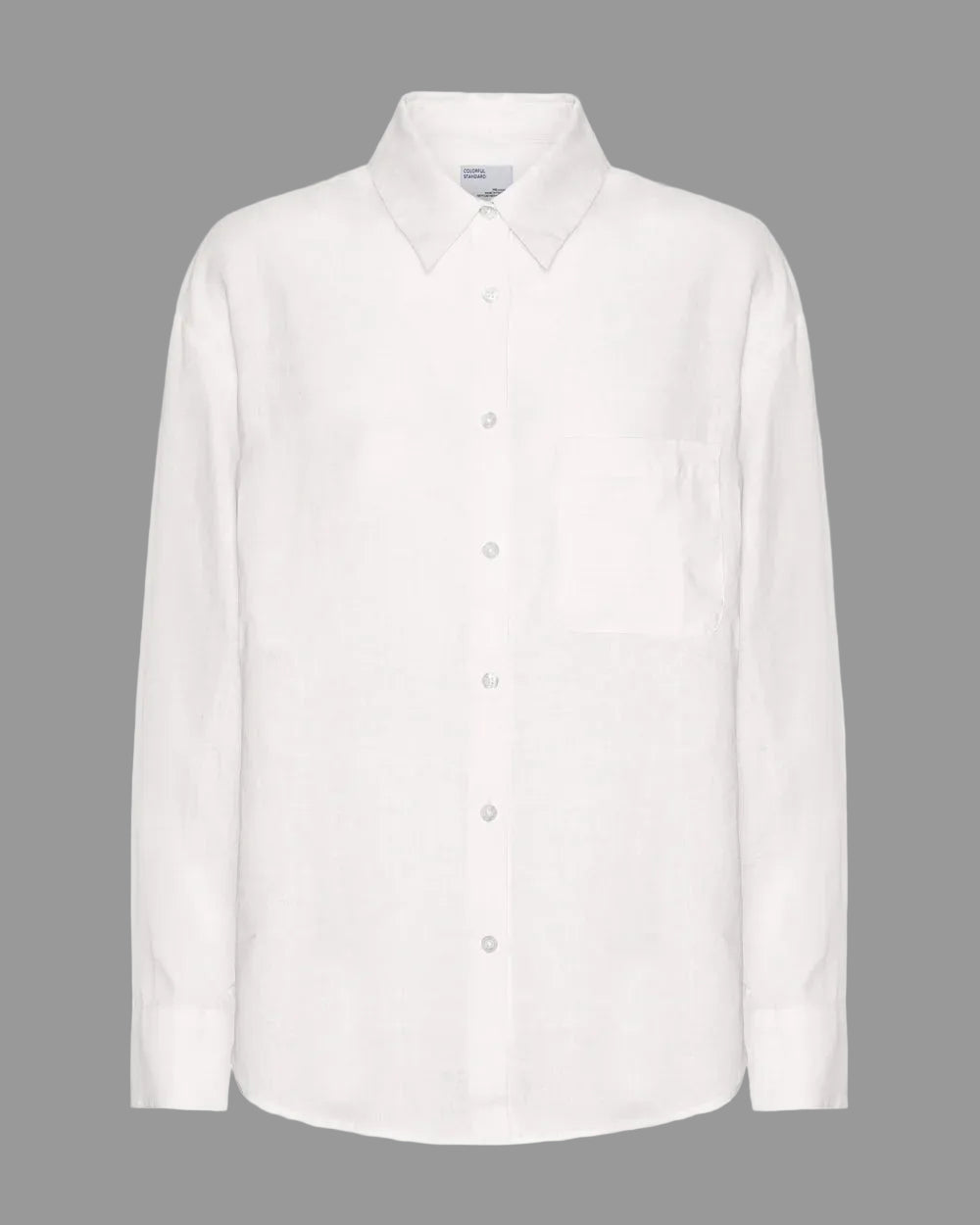 Colorful Standard Oversized Shirt Linnen Optical White