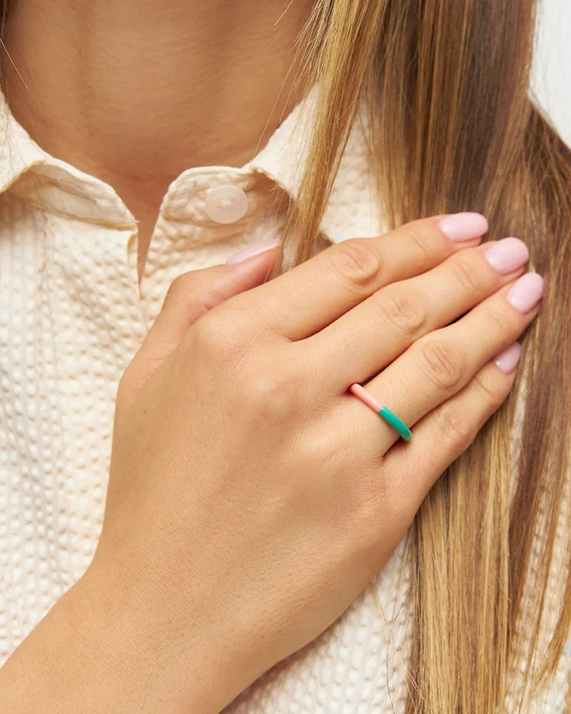 LuLu Copenhagen Double Color Ring Sieraden