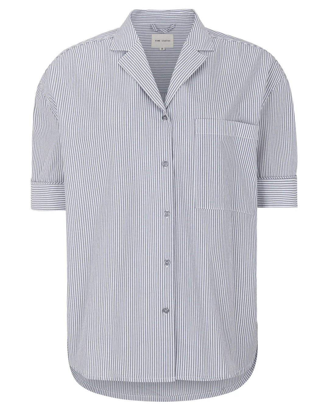 Esmé Studios Ruby Resort Shirt Tradewinds Stripes Blouses