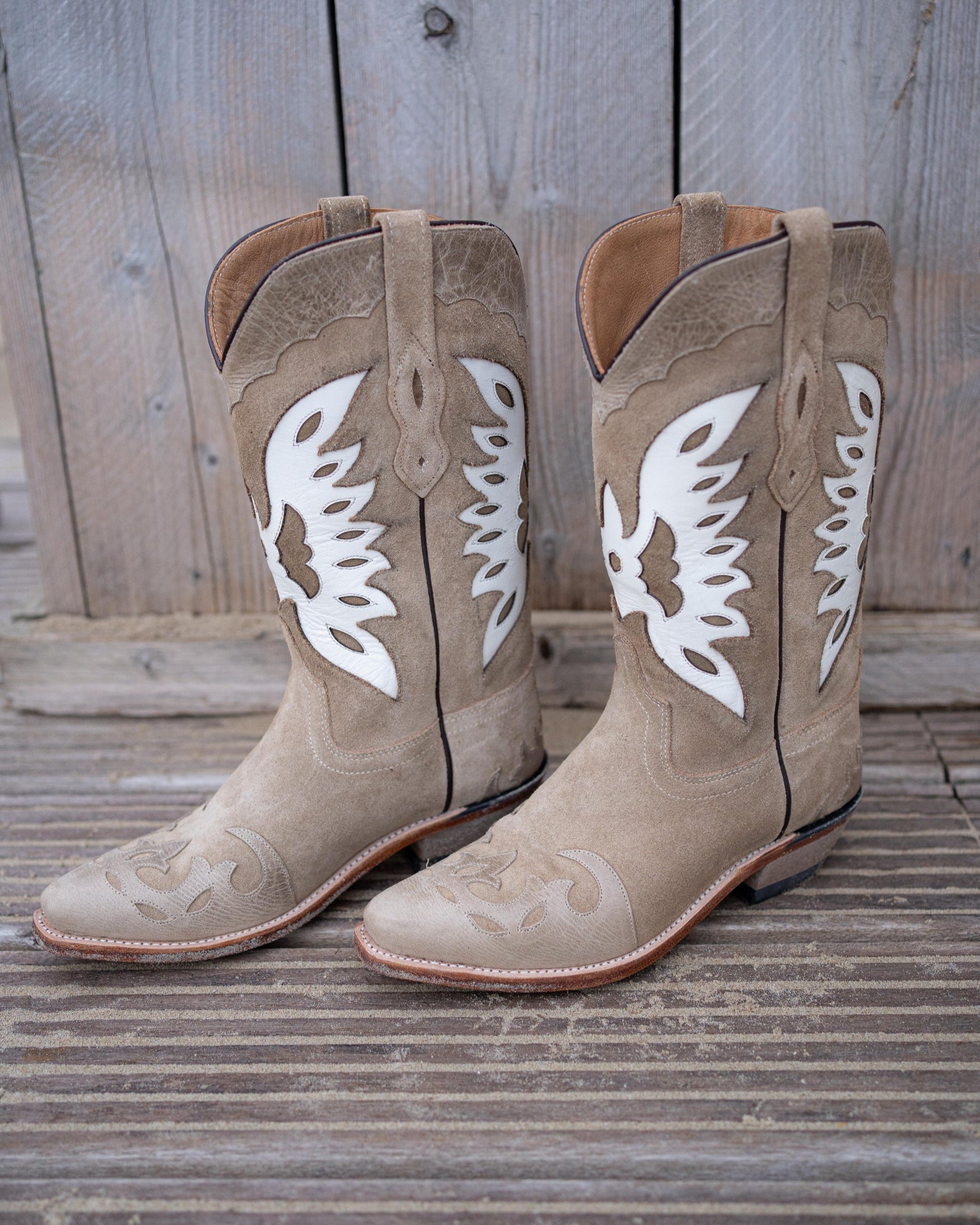 Bootstock Cowboyboot Eagle Sand Schoenen
