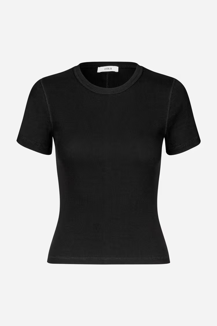 Envii T-shirt Enally korte mouw Black T-shirts