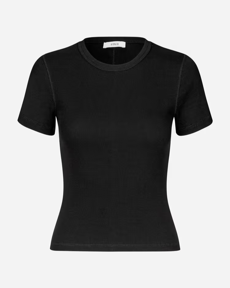 Envii T-shirt Enally korte mouw Black T-shirts