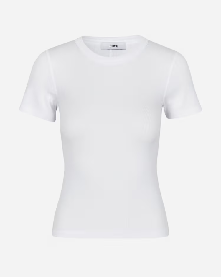Envii T-shirt Enally korte mouw White T-shirts