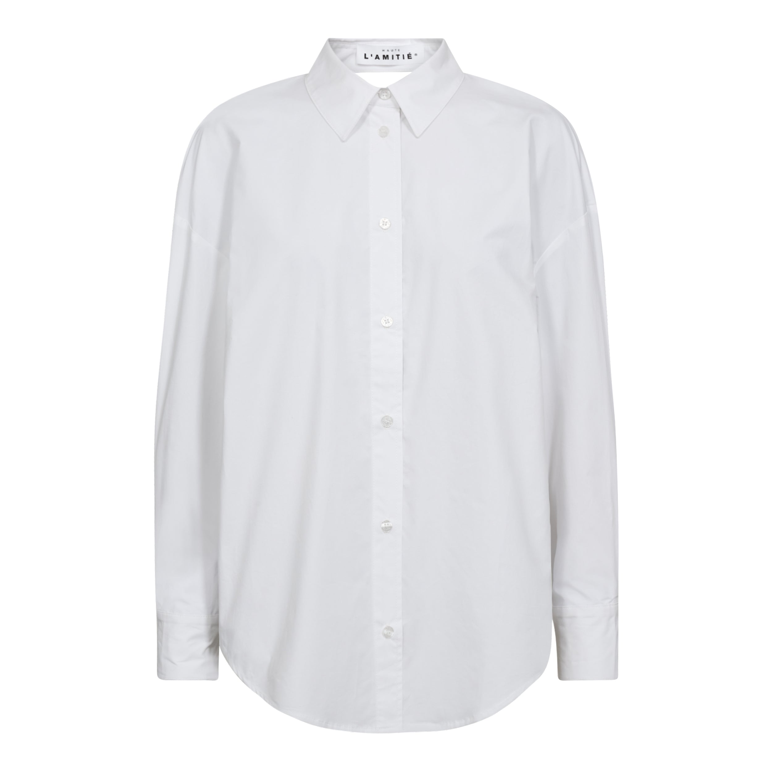 Haute L'amitié Blouse Twist Bow White Blouses