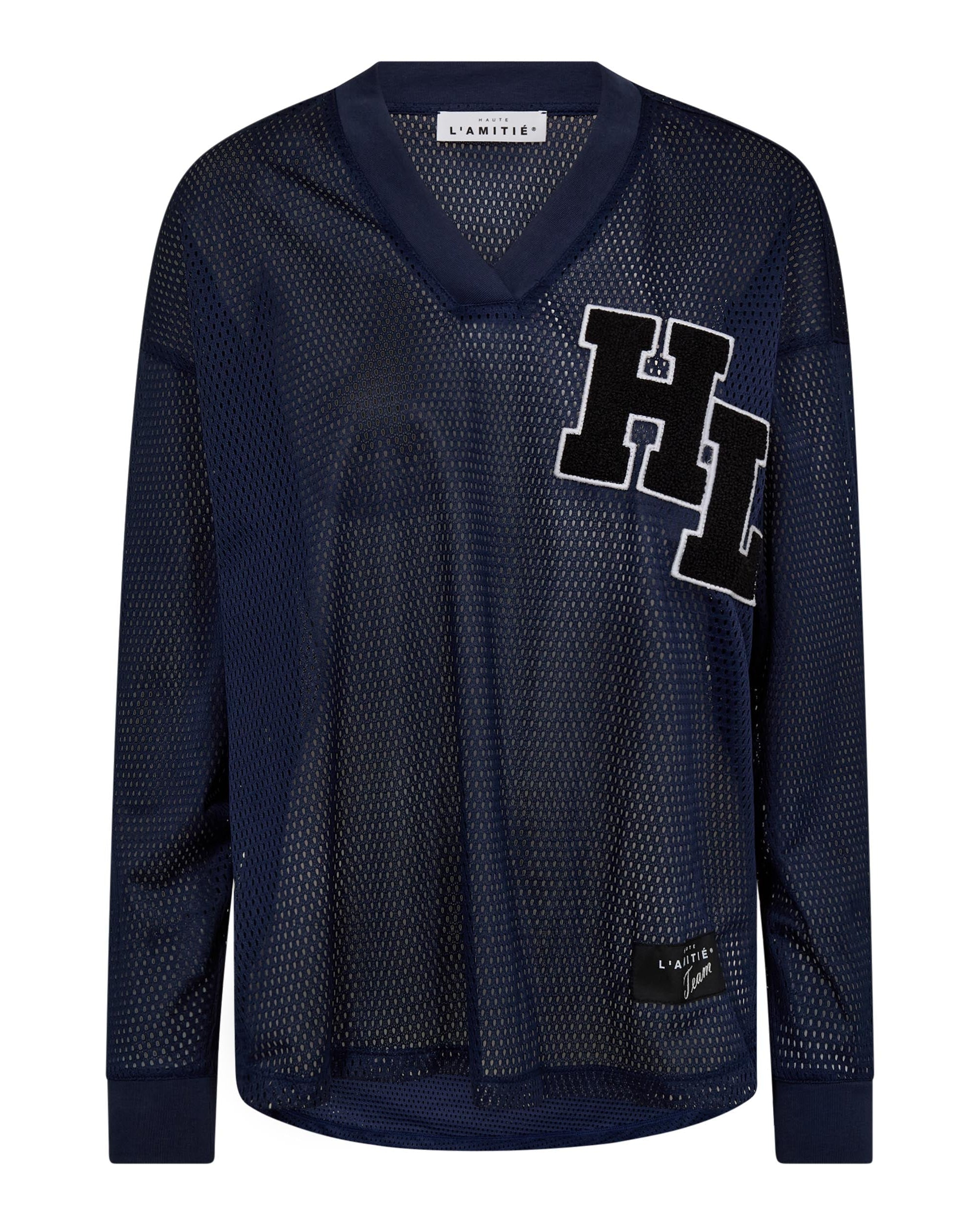 Haute L'amitié Top Drift Navy Tops