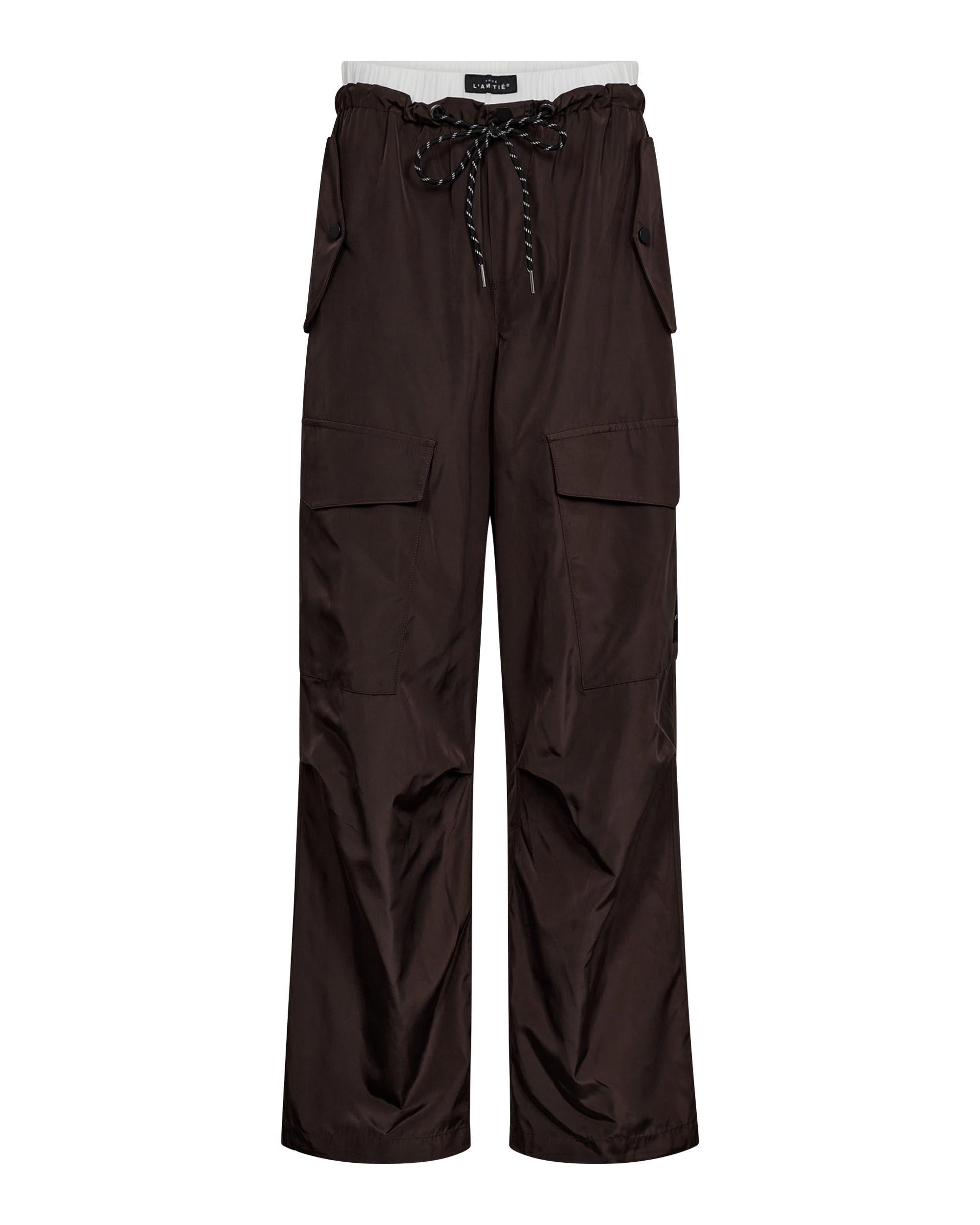 Haute L'amitié Cargo Broek Pull On Tall Mocca Broeken