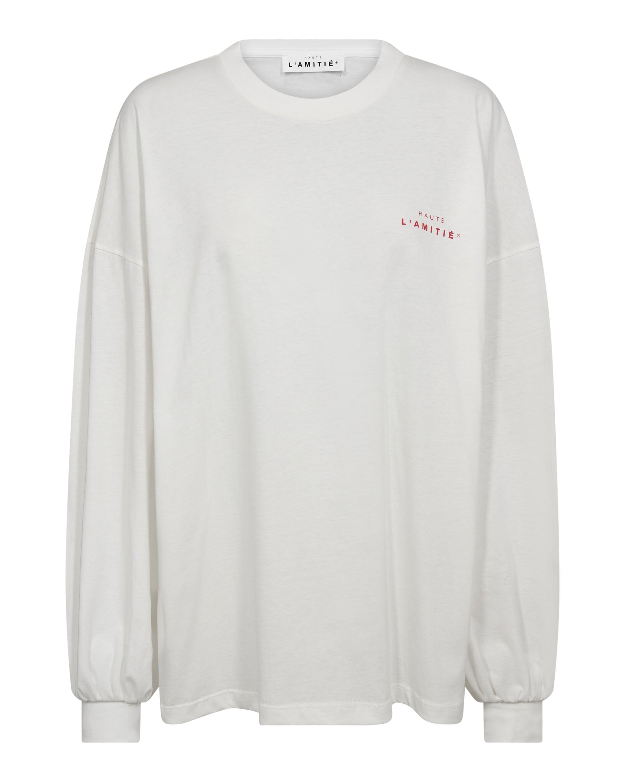 Haute L'amitié Studio Print Long Sleeve T-shirt Creme