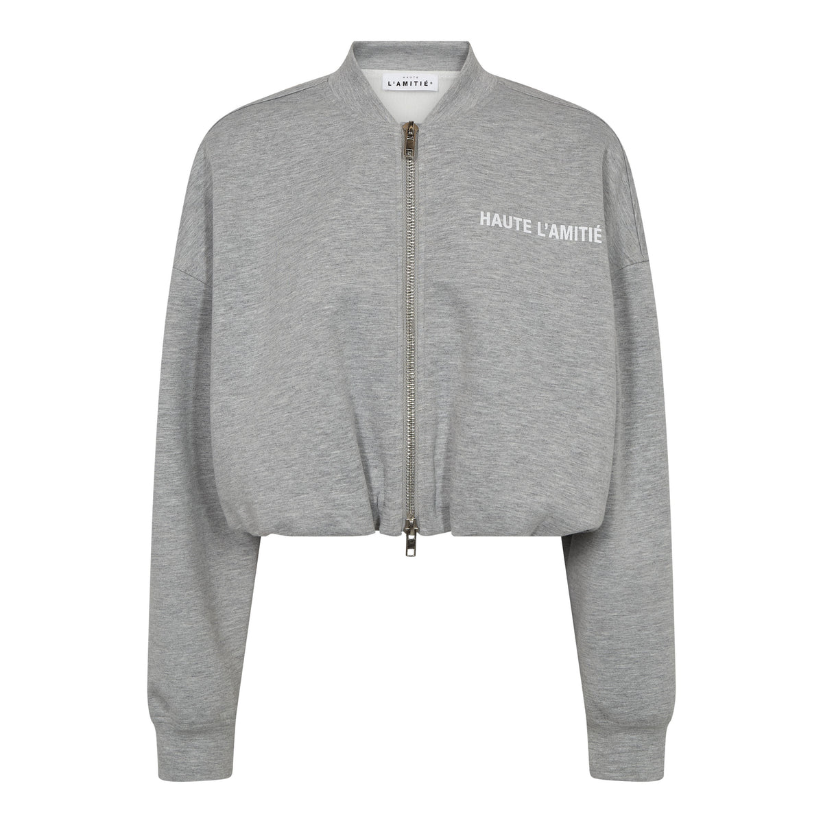 Haute L'amitié Maxi Crop Zip Sweat