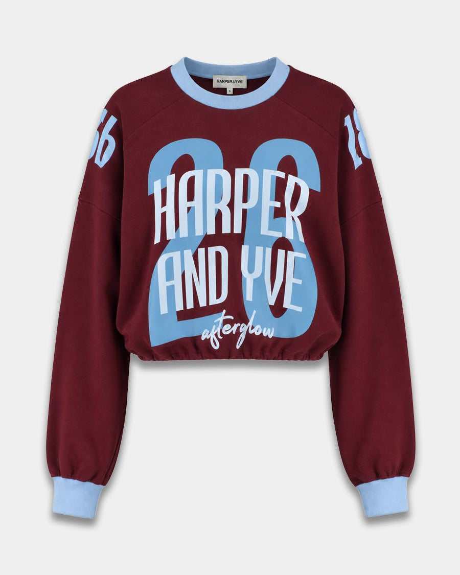 Harper & Yve Race Trui DW6Y512 Red Port