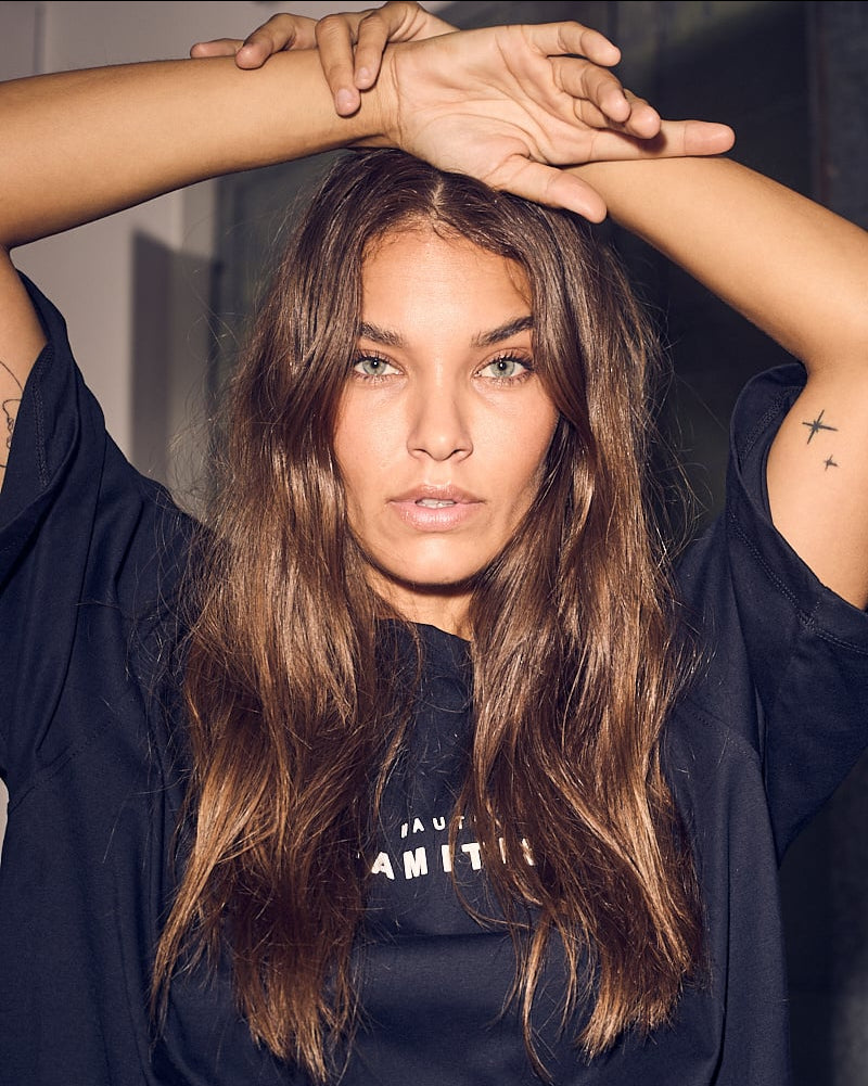 Haute L'amitié Crew Rub Print T-Shirt