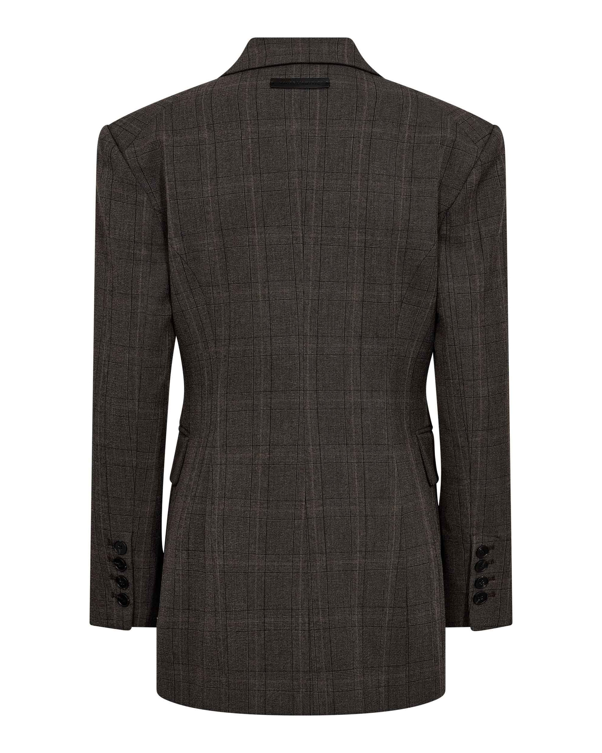 Haute L'amitié Waist Fit Check Blazer