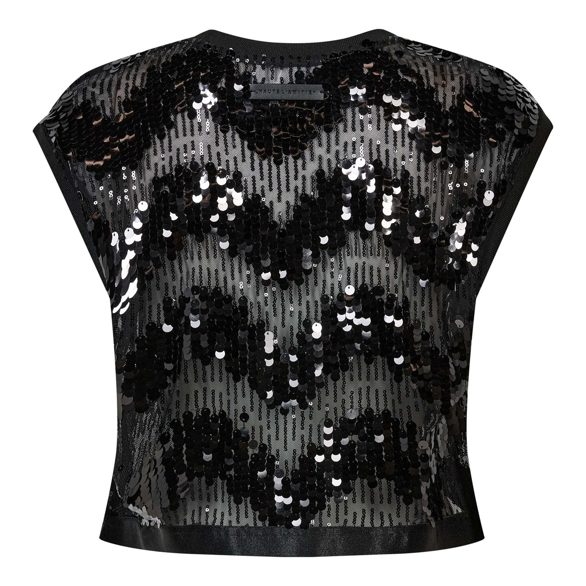 Haute L’amitié Mirror Sequin Crop Top HL10957