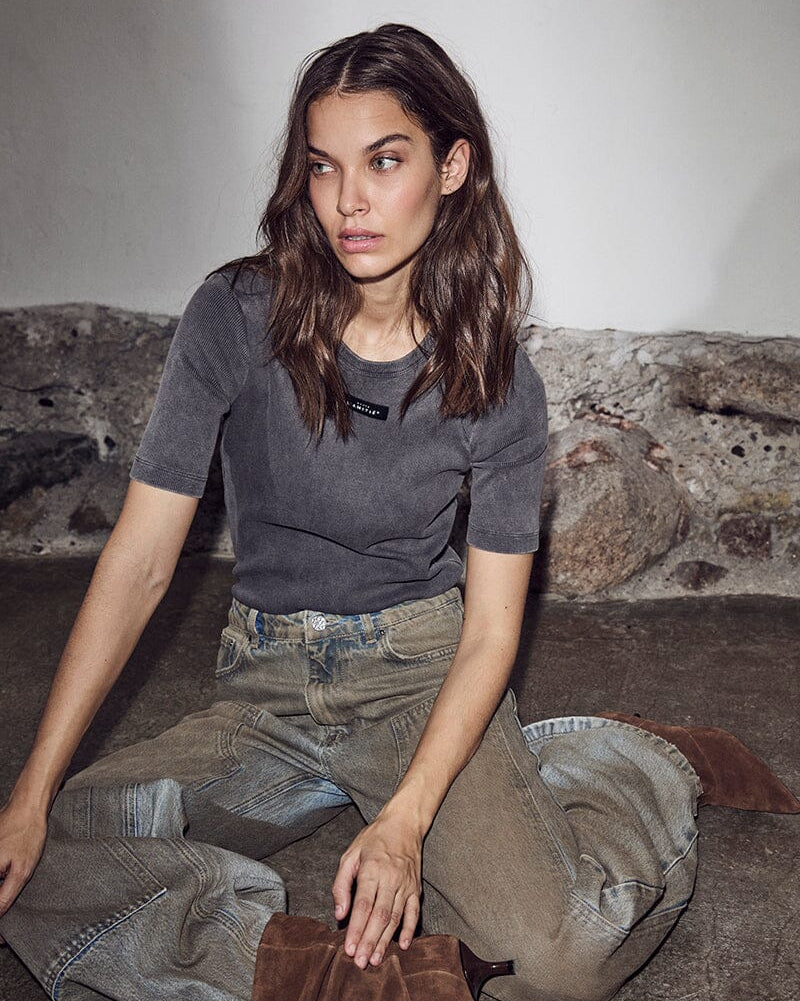 Haute L'amitié Vintage Acid Rib T-Shirt