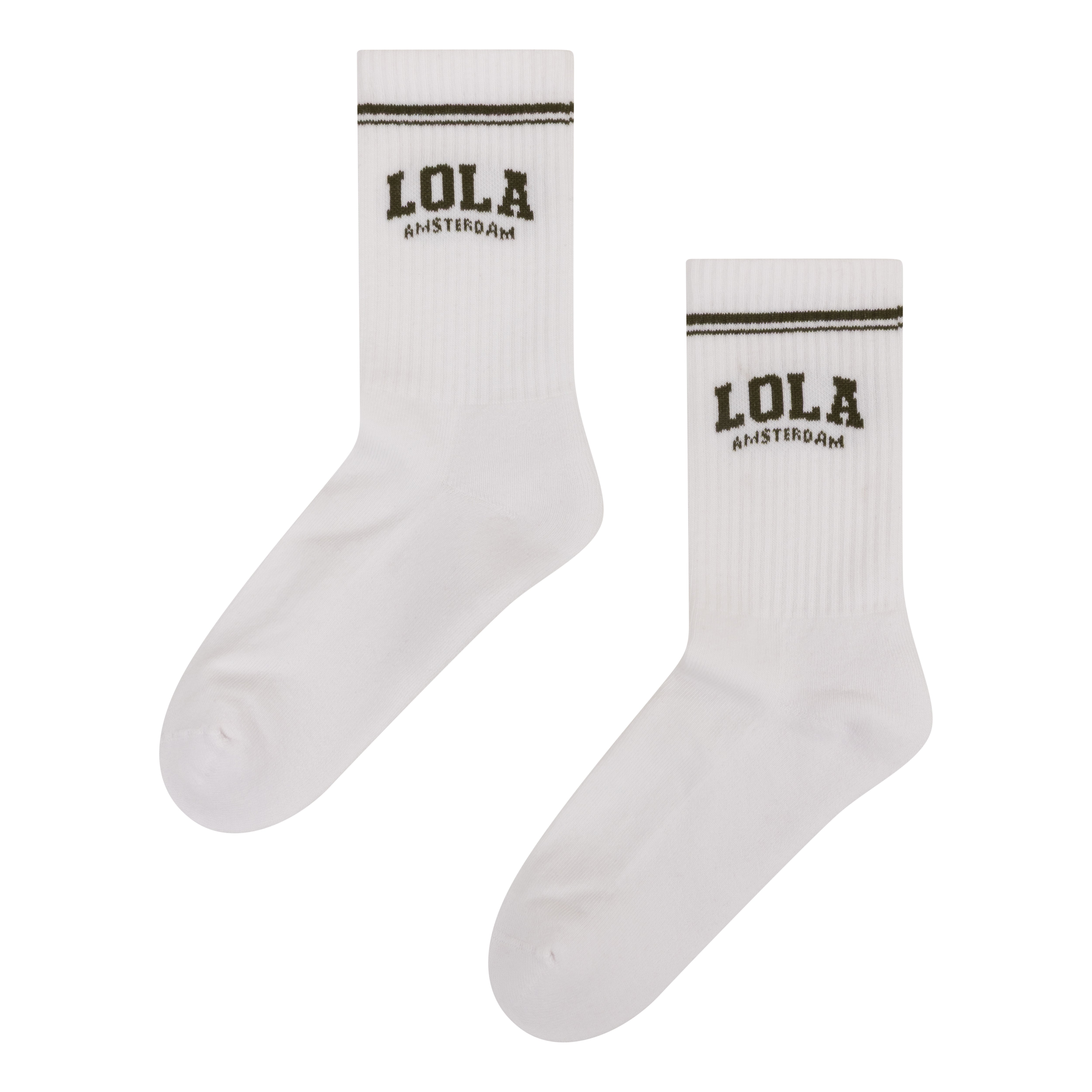The Lola Club Lola Socks Army Green One Size Accessoires