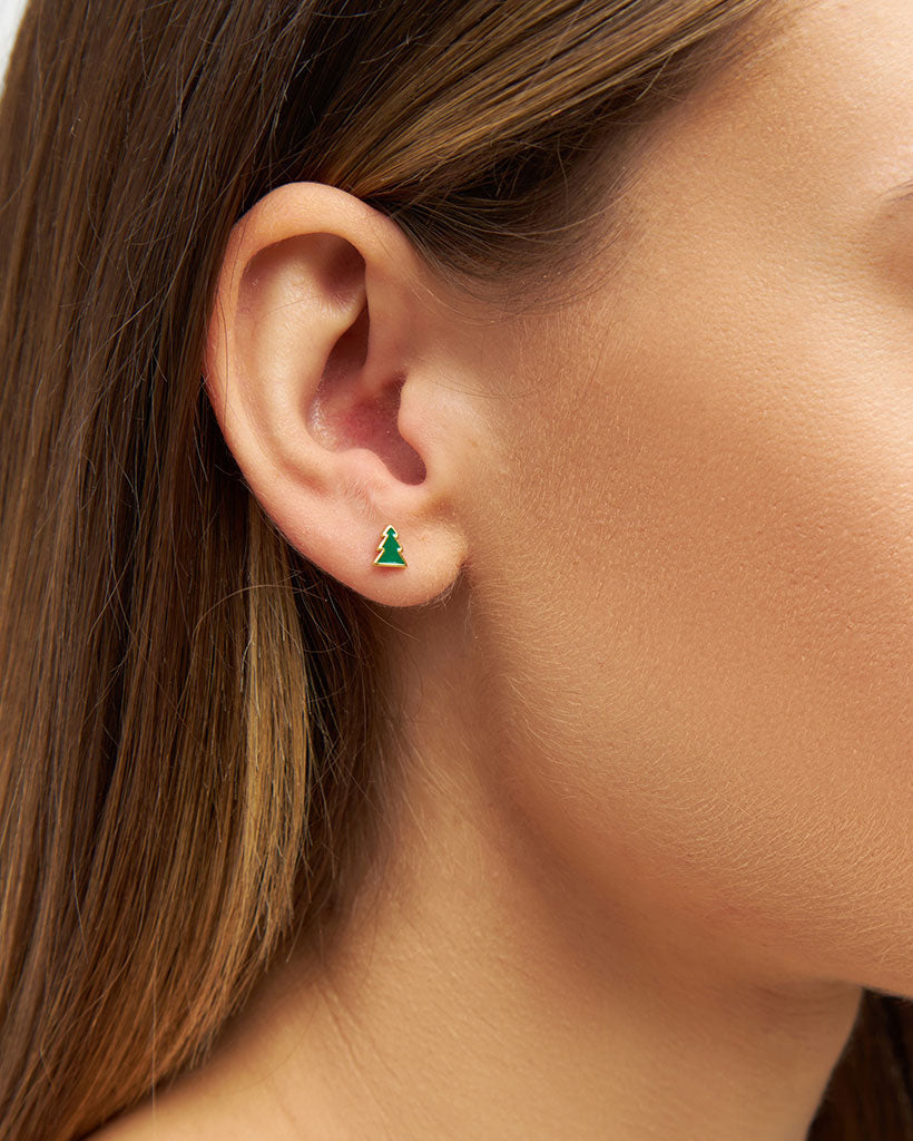 LuLu Copenhagen The Green Tree Oorbel (1 stuk) Accessoires