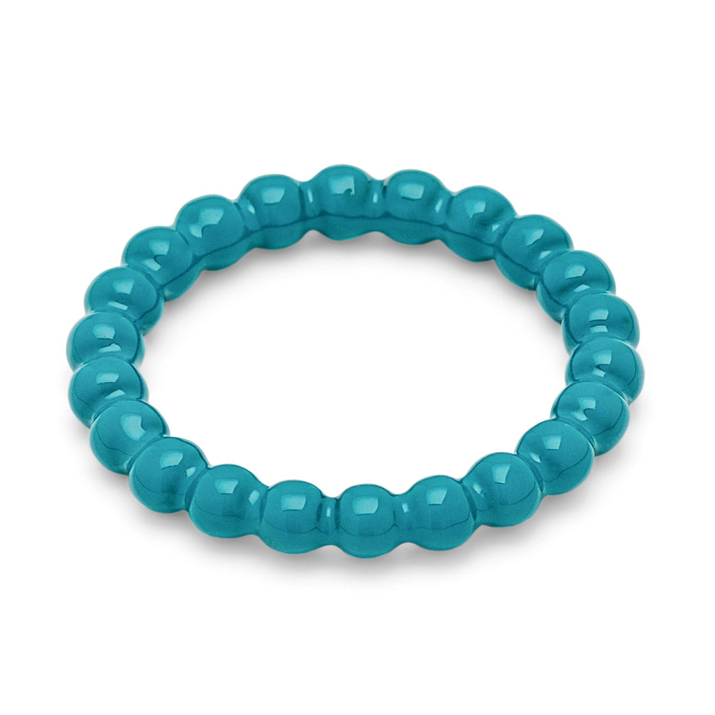LuLu Copenhagen Color Ball Ring Retro Blue Accessoires