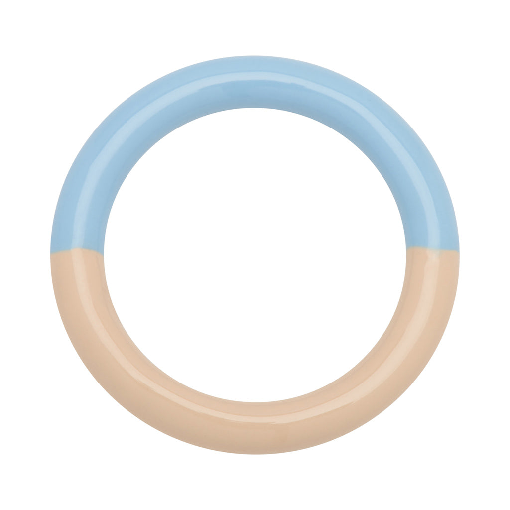 LuLu Copenhagen Double Color Ring Light Blue Buttercream Sieraden
