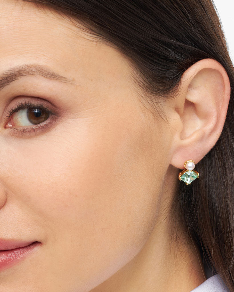 LuLu Copenhagen Gala The Square Oorbel (1 stuk) Accessoires