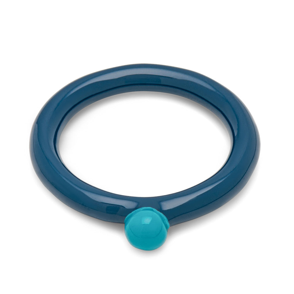 LuLu Copenhagen Color Ring Top Retro Dark Blue Retro Blue Accessoires