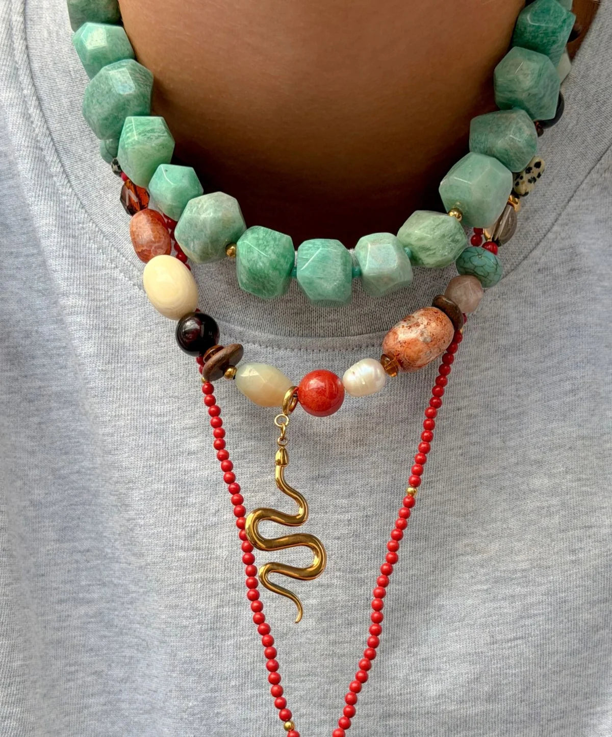 Le Veer Turquoise Dream Ketting