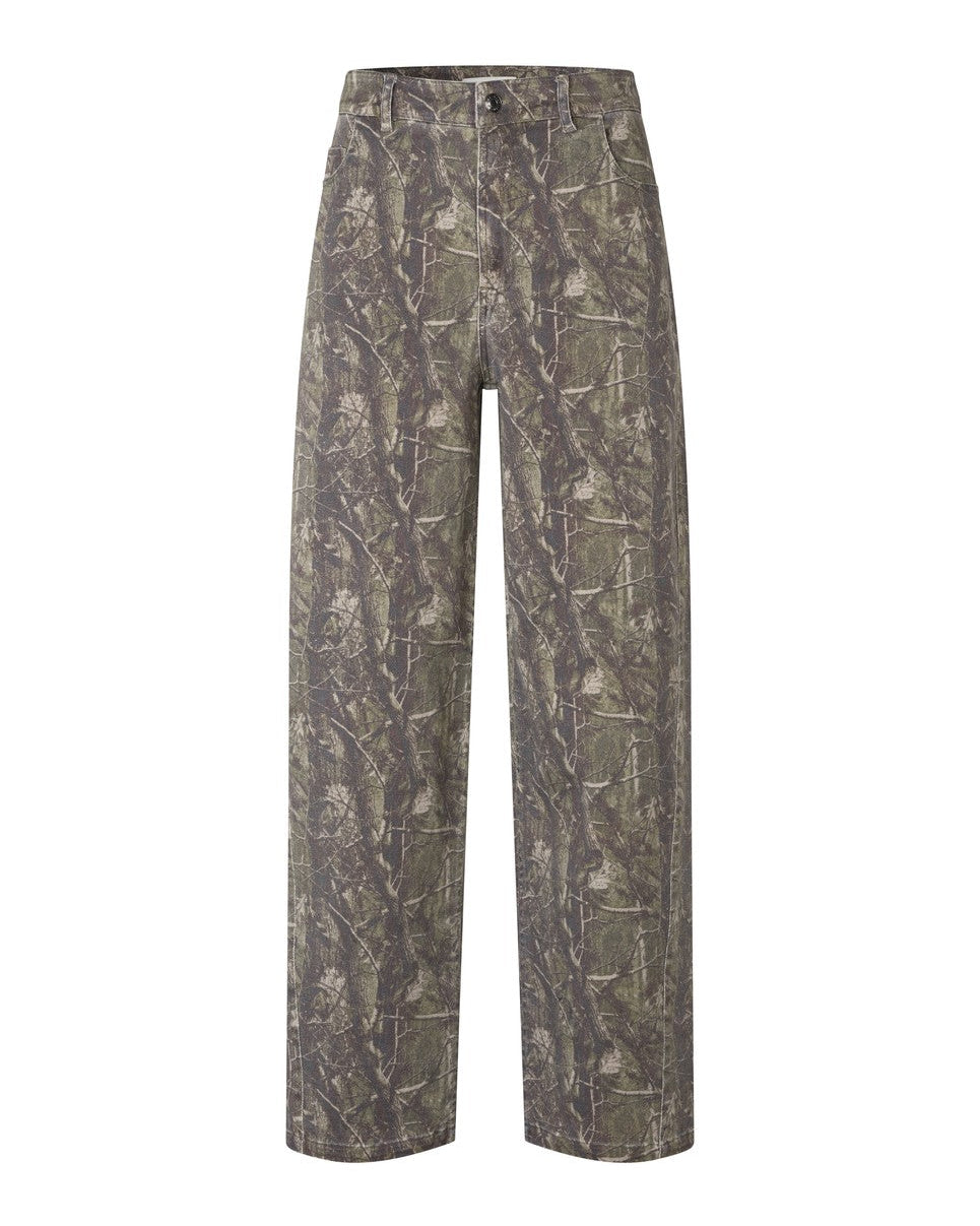 Modström Carton Print Jeans Deepwood Camo