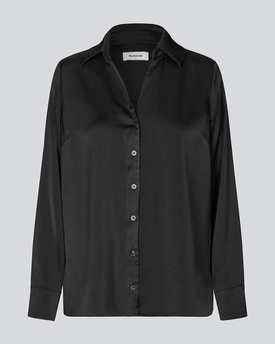 Modström Pietro Blouse Black Blouses