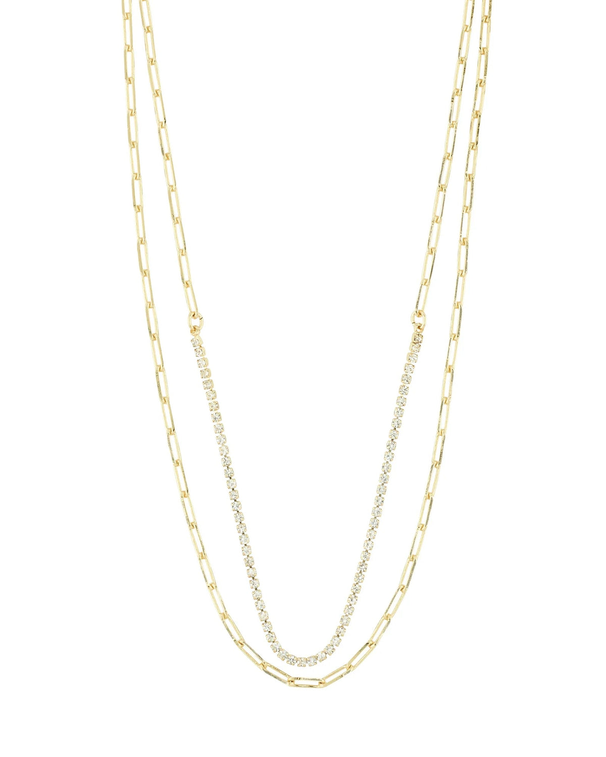 Pilgrim ROWAN Ketting, 2-in-1, gold-plated