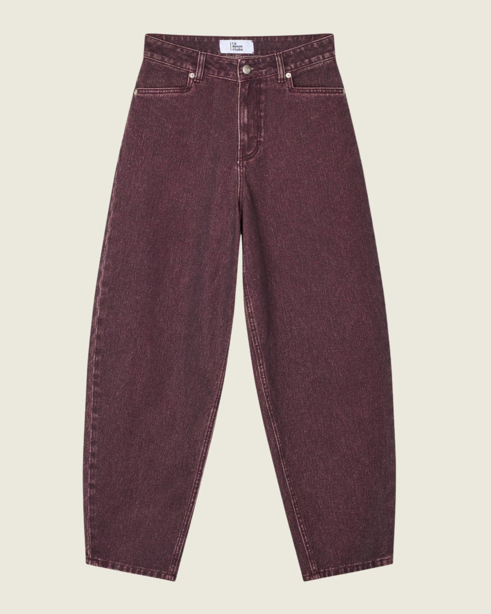 R.A. Denim Studio D3 Balloon Jeans Purple