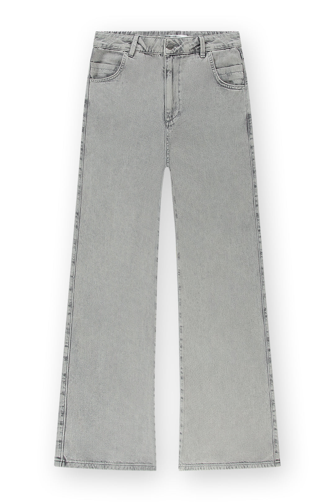 Homage to Denim Jeans Palazzo Light Grey Jeans