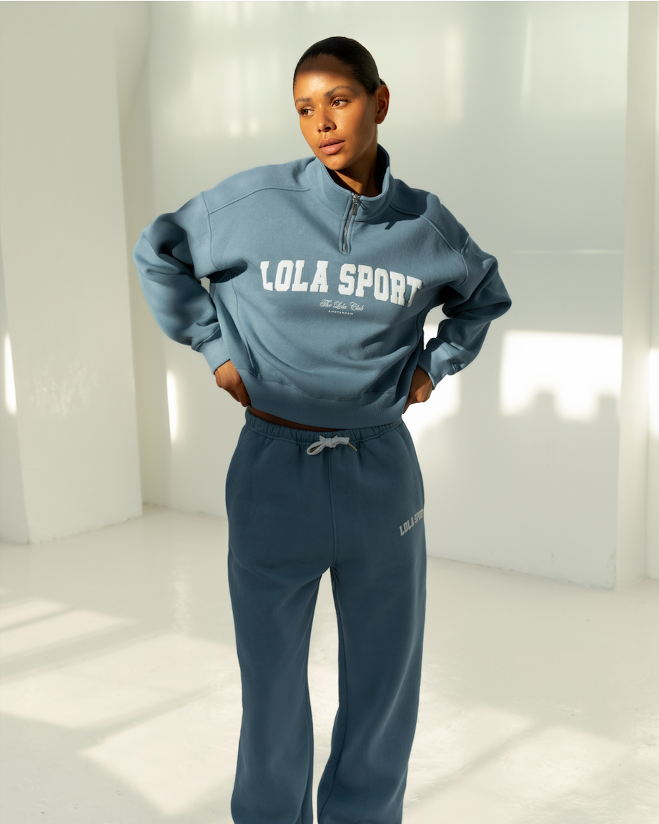 The Lola Club Jayla Half Zip Sweater Truien & Vesten