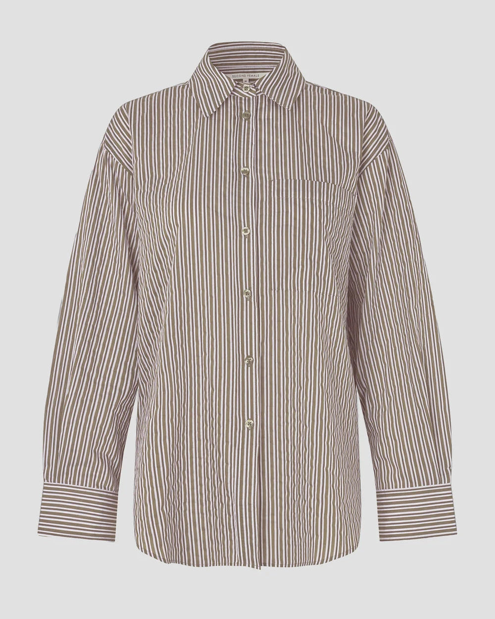 Second Female Vena Blouse Black Olive