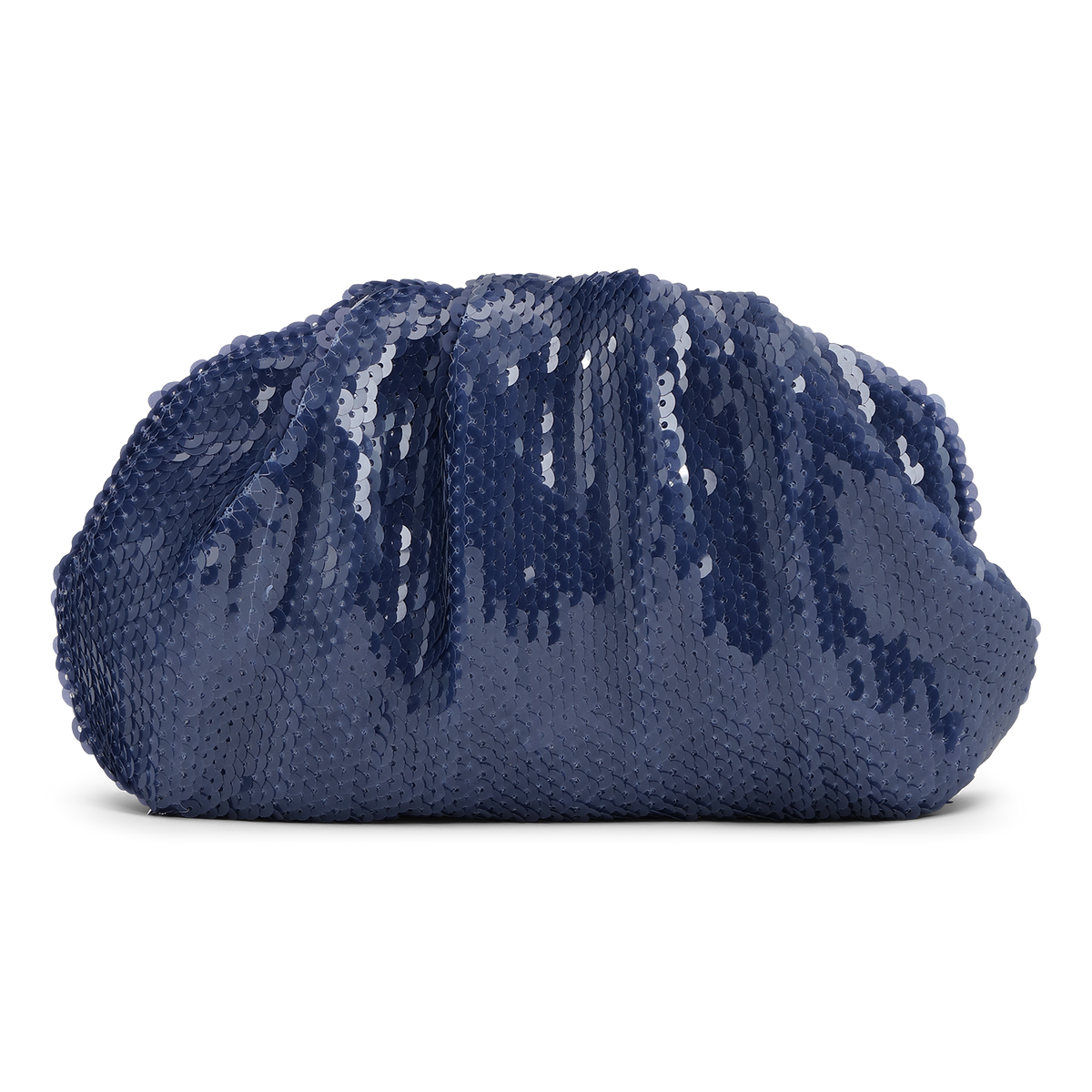SUI AVA Sequin Clutch Denim Blue