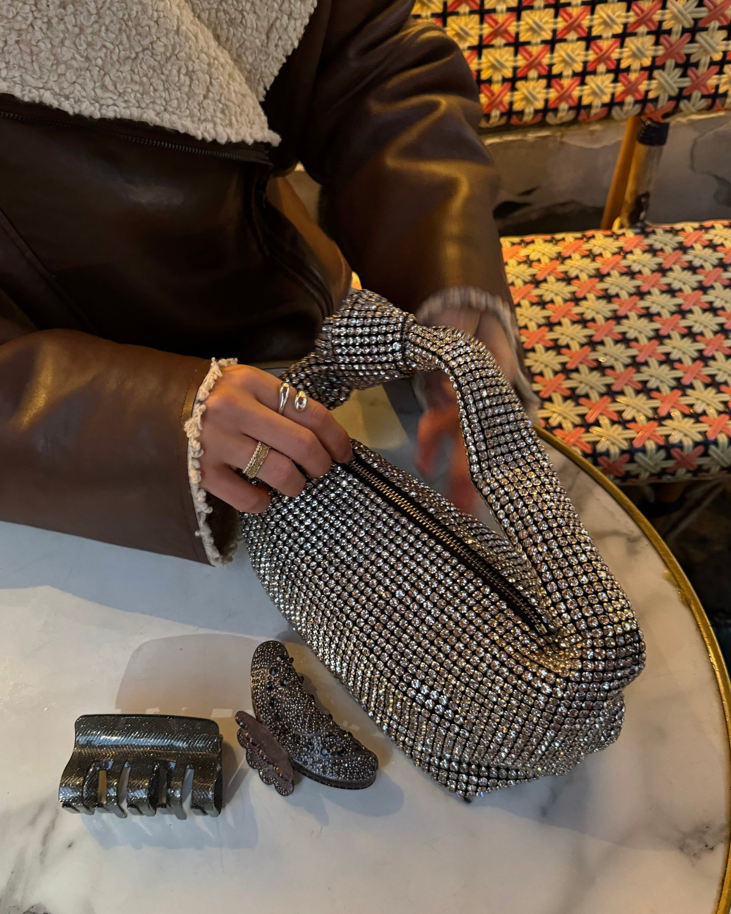 SUI AVA Silvermoon Crystal Bag Accessoires