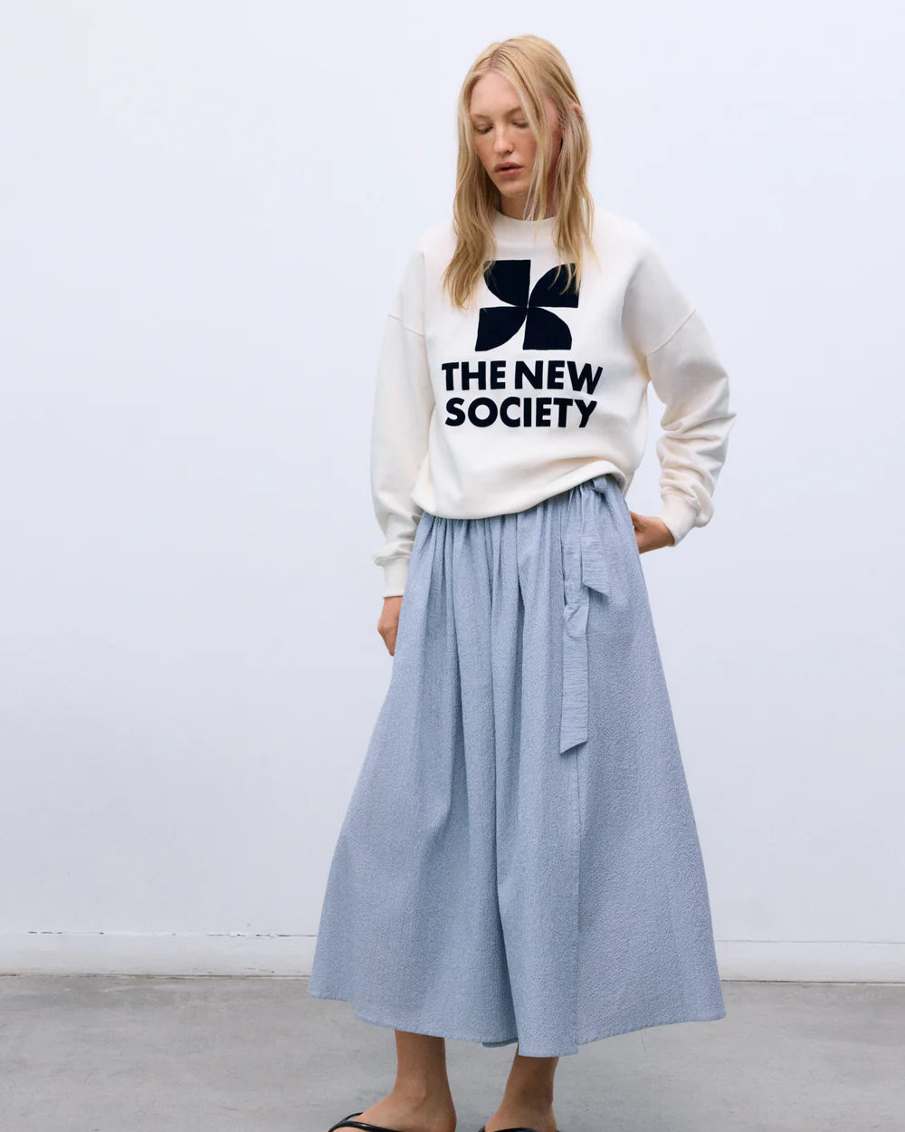 The New Society Logo Sweatshirt Print