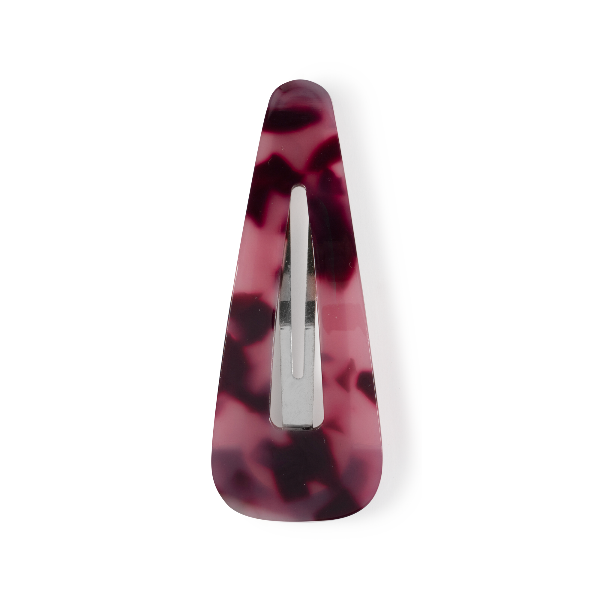 SUI AVA Tortoise Buckle Clip Burgundy