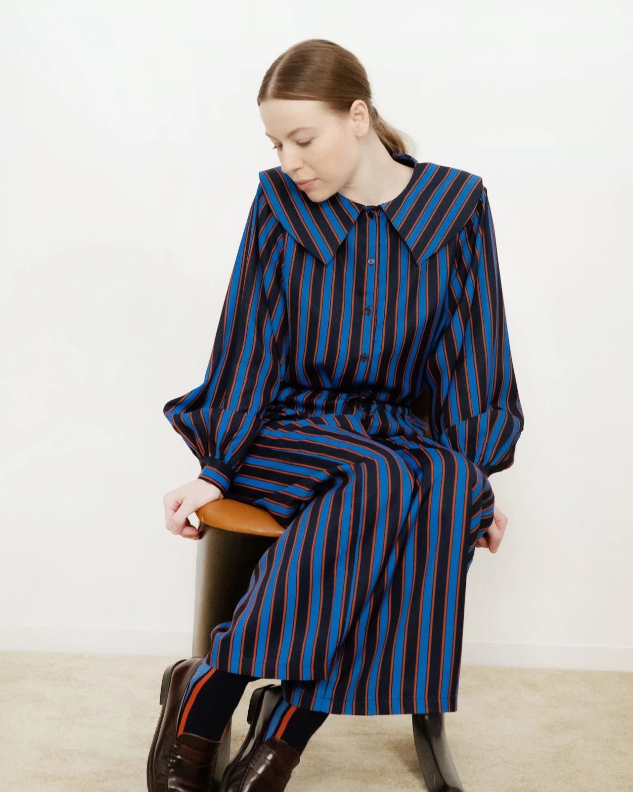The Tiny Big Sister Striped Blouse Blouses