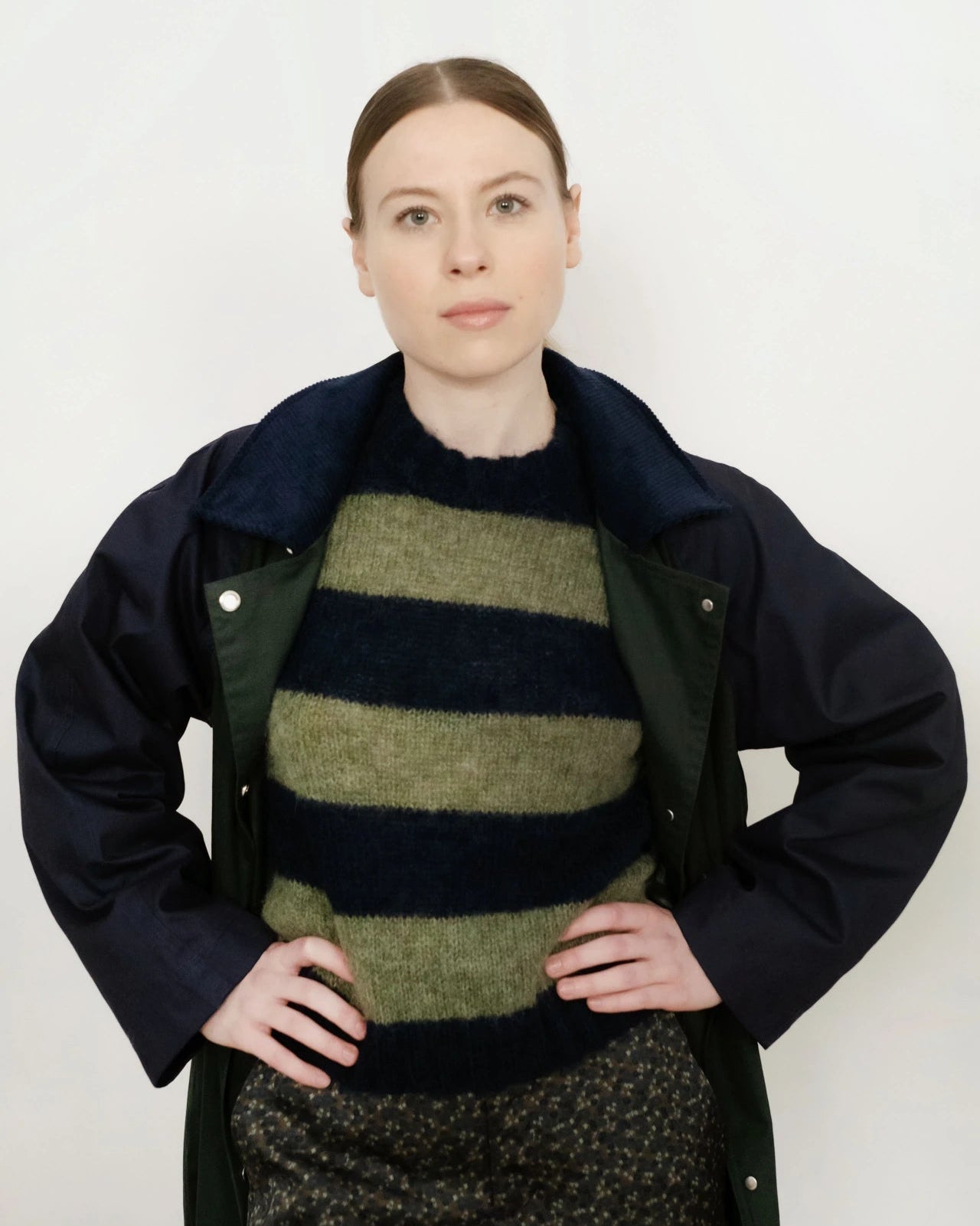 The Tiny Big Sister Overzised Striped Sweater Truien & Vesten