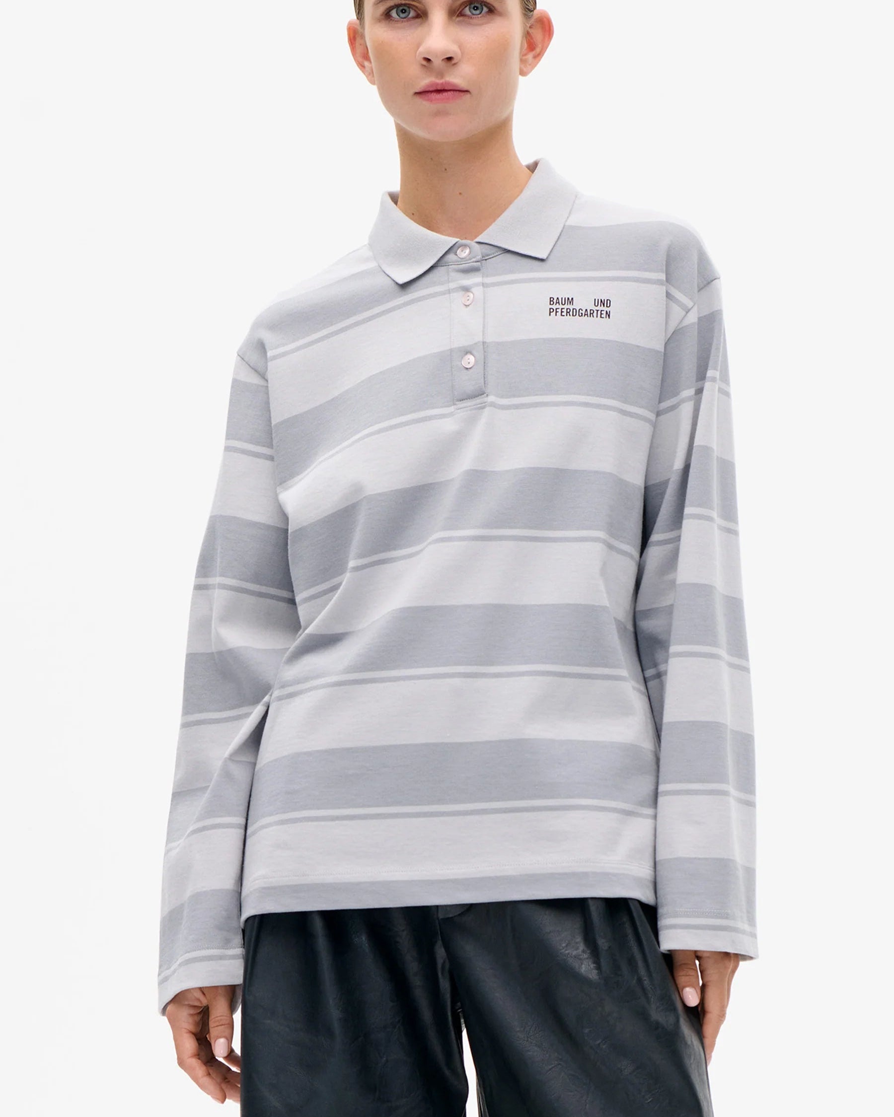 BAUM UND PFERDGARTEN JEANNE ポロシャツ レディース Jeanne Top i Egret - Baum und Pferdgarten - QNTS