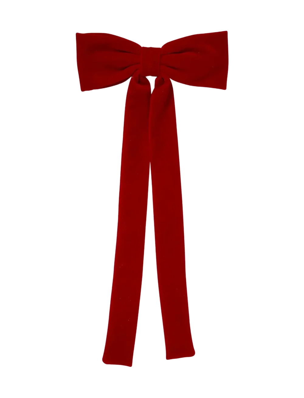 Becksöndergaard Velvet Bow Hair Clip Savvy Red One Size Accessoires