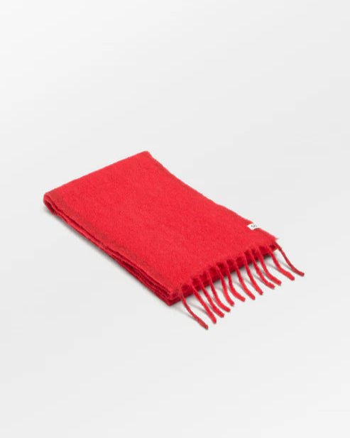 Becksöndergaard Solid Yuta Scarf Adrenaline Red One Size Accessoires