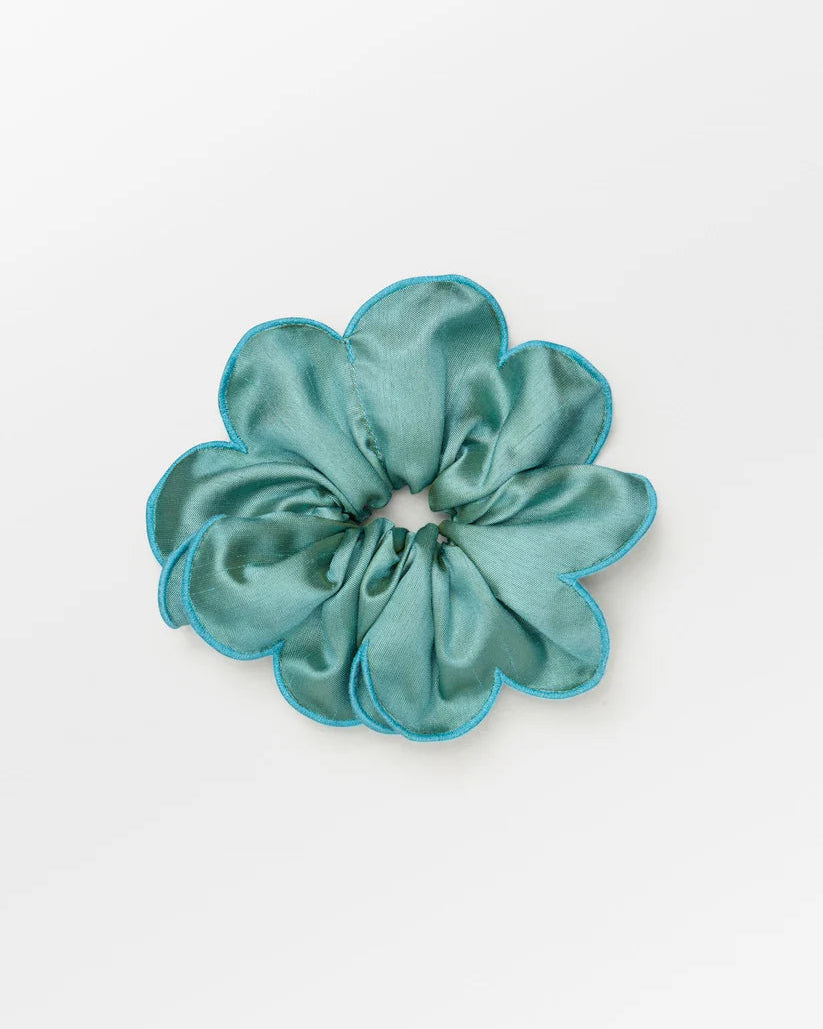 Becksöndergaard Bloom Paisley Scrunchie Dusty Jade Green 19 cm Accessoires