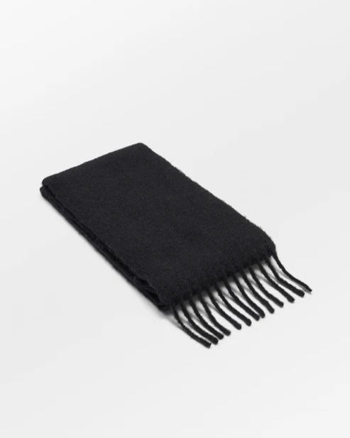 Becksöndergaard Solid Yuta Scarf Black One Size Accessoires