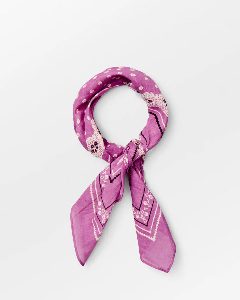 Becksöndergaard Lacia Cotta Scarf Meadow Mauve Pink 55 x 55 cm Accessoires
