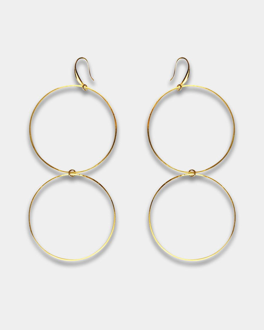 Harper & Yve Hoops Oorbellen Gold One Size Accessoires