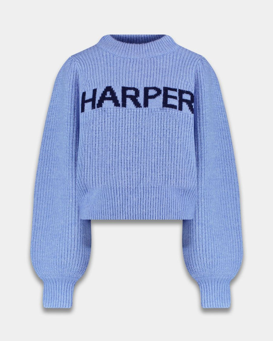 Harper & Yve Lysanne Trui Icy Blue Truien & Vesten