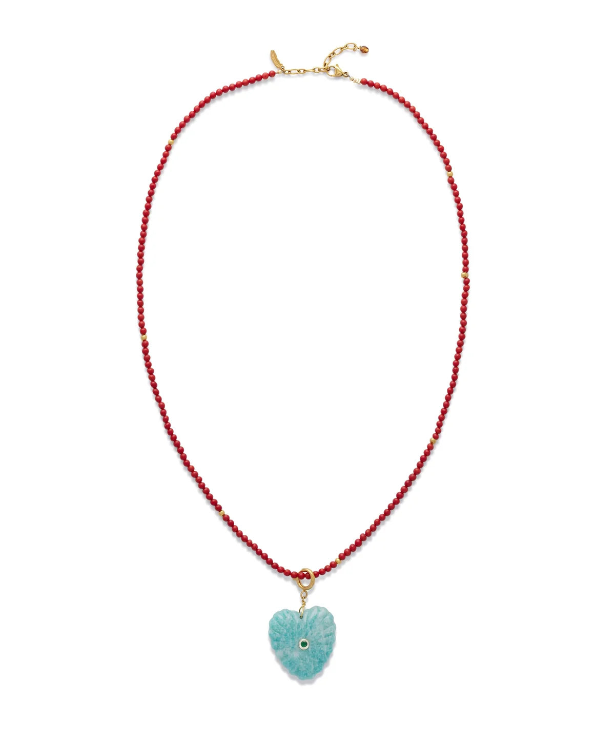 Le Veer Heart On Fire Ketting